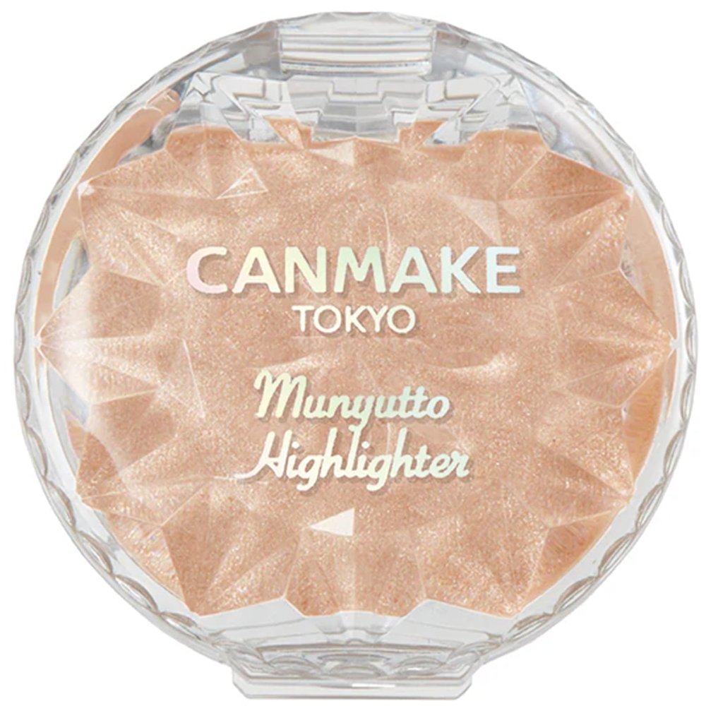 CANMAKE - Munyutto Highlighter - Packed Powder Compact - 0.13oz (3.8g) (03 Warm Rutile)
