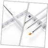 FRCOLOR 15pcs Transparent Brush Storage Stand for Nail Art Penholder Organizer for Manicure Tools Prevents and Disorganization Work Desk view 2