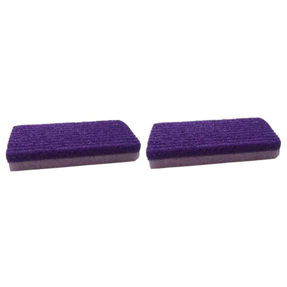 FRCOLOR 2pcs Foot Scrubber for Feet Care Exfoliating Tool to Remove Dead Skin and Calluses Portable Pumice and Comfortable Pedicure