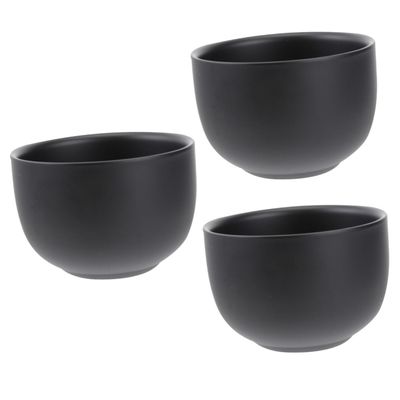 FRCOLOR 3pcs Double Layer Stainless Steel Shaving Bowl for Men Shaving Cream Soap Bowl for Home Barber Shop Use Convenient Storage Design