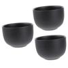 FRCOLOR 3pcs Double Layer Stainless Steel Shaving Bowl for Men Shaving Cream Soap Bowl for Home Barber Shop Use Convenient Storage Design view 1