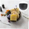 FRCOLOR 3pcs Double Layer Stainless Steel Shaving Bowl for Men Shaving Cream Soap Bowl for Home Barber Shop Use Convenient Storage Design view 2