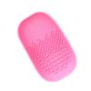FRCOLOR 3pcs Makeup Brush Cleaning Plate Scrub Pad for Brush Care for Easy Storage Random Color for Women Makeup Routine view 2