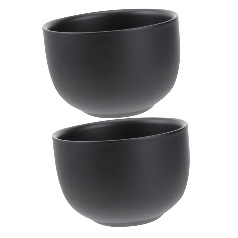 FRCOLOR 2pcs Double Layer Shaving Bowl Stainless Steel Men's Shaving Soap Bowl for Sensitive