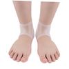FRCOLOR 4pairs Silicone Ankle Cover Heel Protective Sleeve for Men and Women Comfortable and Durable White Heel Socks for Moisturizing and Callous Relief for Running and Walking view 4