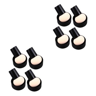 FRCOLOR 2sets Cute Mushroom Shape Makeup Powder Puff Easy to Use Powder Brush Makeup Sponge for Women Ladies Girls 4pcs*2