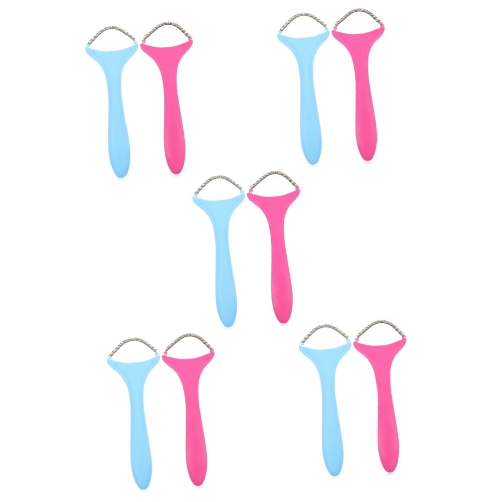 FRCOLOR 10pcs Facial Hair Removal Epilator Threading Tool for Women Light Portable Face Threader