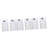 FRCOLOR 6pcs Acrylic Grafting Eyelash Display Boards Double Row Eyelash Organizer for Beauty Salons and Elegant Lash Extensions Tray for Professionals and Makeup Enthusiasts view 1