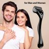 GXBRSY Derma Roller Microneedle Kit, Titanium Needles Face Beard Roller For Home Use 0.25mm (Black) view 3