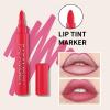 Long Lasting Lip Stain, Lip Stain Ultra Long Lasting Natural Finish Water Based, Long-lasting Waterproof Non-Sticky Cup Lip Tint High Pigment Lip Makeup for Women Girls (Powdered) view 3