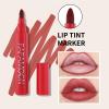 awakentti Long Lasting Lip Stain, Lip Stain Ultra Long Lasting Natural Finish Water Based, Long-lasting Waterproof Non-Sticky Cup Lip Tint High Pigment Lip Makeup for Women Girls (Red) view 4