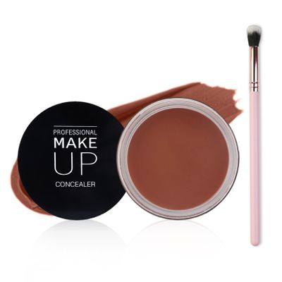 QIUFSSE Under Eye Concealer for Dark Circles Color Corrector Pro Full Coverage Concealer de oieras Long-lasting Cover up Makeup - 07 DEEP