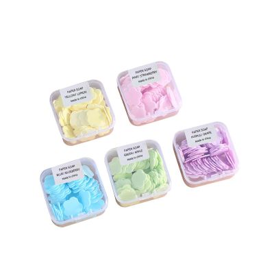 Sareen Jewelry Soap Tablets Portable Soap Tablets Portable Mini Petal Wash Tablet Box