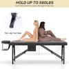 KCC Memory Foam Massage Table Premium Portable Foldable Massage Bed Height Adjustable, 84 Inches Long 28 Inchs Wide Home Salon Spa Bed Tattoo Table with Accessories &Carrying Case, Easy Set Up view 2