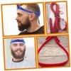 FRCOLOR 6pcs Men Haircut Kit Fade Guide Neckline Shaving Template Adjustable Hairline Shape up Tool for Men view 4