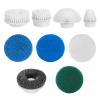 9-in-1 Electric Spin Scrubber Replaceable Brush Heads Set, Universal Electric Scrub Brush Heads for All Brands, Spin Brush Heads for Shower Scrubber, Electric Cleaning Brush for Bathroom Floor Tile view 1