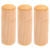 Cabilock 3pcs Wooden Box Single Bottle Storage Case for Essential Oils Perfumes and More Lightweight Stable Design for Desktop Organization view 1