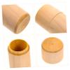 Cabilock 3pcs Wooden Box Single Bottle Storage Case for Essential Oils Perfumes and More Lightweight Stable Design for Desktop Organization view 4