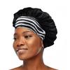 12 Pieces Silk Bonnet for Women Curly Hair Satin Bonnet Hair Wrap for Sleeping Cap with Tie Band (Leopard) view 3