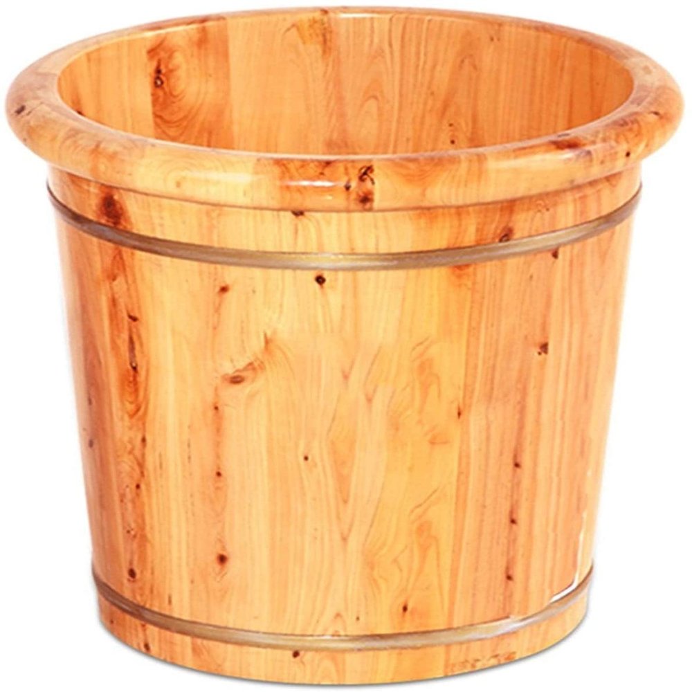 Scpantkend Foot Spas for Home Use Foot Bath Barrel, Sturdy and Durable Natural Cedar Wood Sauna Foot Tub Can Soak Massage Feet to Improve Sleep