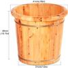 Scpantkend Foot Spas for Home Use Foot Bath Barrel, Sturdy and Durable Natural Cedar Wood Sauna Foot Tub Can Soak Massage Feet to Improve Sleep view 2