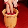 Scpantkend Foot Spas for Home Use Foot Bath Barrel, Sturdy and Durable Natural Cedar Wood Sauna Foot Tub Can Soak Massage Feet to Improve Sleep view 4