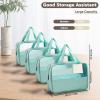 Realand Large Clear Toiletry Bags for Traveling, 4Pcs Waterproof Clear Travel Bags for Toiletries Women Men, Travel Toiletry Bag Set, Transparent Makeup Cosmetic Bag, Aqua view 2