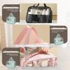 Realand Large Clear Toiletry Bags for Traveling, 4Pcs Waterproof Clear Travel Bags for Toiletries Women Men, Travel Toiletry Bag Set, Transparent Makeup Cosmetic Bag, Aqua view 3
