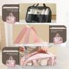 Realand Large Clear Toiletry Bags for Traveling, 4Pcs Waterproof Clear Travel Bags for Toiletries Women Men, Travel Toiletry Bag Set, Transparent Makeup Cosmetic Bag, Pink view 3