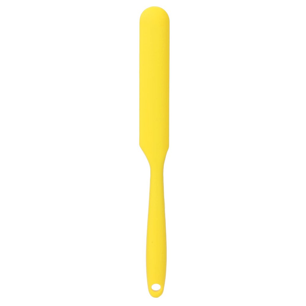 Wax Spatula Melting Wax Applicator Hair Removal Wax Bean Scraper Multifunctional Silicone Spatula Hair Removal Stick(Yellow)