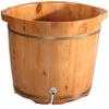 Scpantkend Foot Spas for Home Use Foot Bath Barrel, Sturdy and Durable Natural Cedar Wood Sauna Foot Tub Can Soak Massage Feet to Improve Sleep (Size : L) view 1