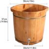 Scpantkend Foot Spas for Home Use Foot Bath Barrel, Sturdy and Durable Natural Cedar Wood Sauna Foot Tub Can Soak Massage Feet to Improve Sleep (Size : L) view 2
