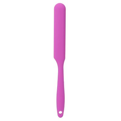 Wax Spatula Melting Wax Applicator Hair Removal Wax Bean Scraper Multifunctional Silicone Spatula Hair Removal Stick(Purple)