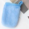 12 pieces Flannel Cleansing Gloves Clear Water Cleansing Finger Cover Facial Makeup Cleansing Gloves view 4