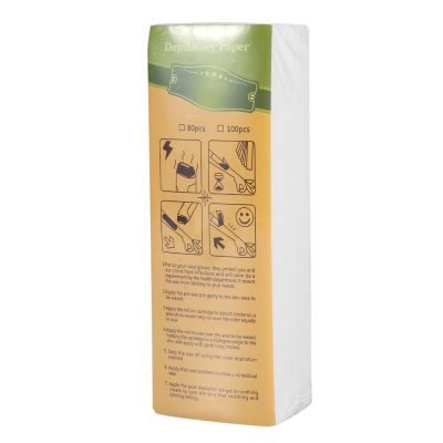 100Sheets/Bag Leg Arm Armpit Hair Removal Depilatory Nonwoven Epilator Waxing Strip Paper Hair Removal Accessories