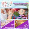 EMOME 50 Sheets Mermaid Tattoos for Kids Girls, Individually Wrapped Temporary Tattoos for Birthday Party Favors Decorations, Ocean Tattoo Stickers for Mermaid Games, Christmas Stocking Stuffers view 4
