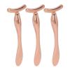 Gavigain 3 Pcs Metal Eye Cream Applicator Wand Stick, T Shaped Massage Stick Set, Face Roller Massager Tool, Professional Women Facial Massager for Reducing Puffiness Wrinkle view 1
