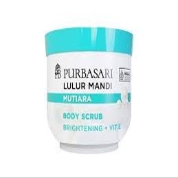 Purbasari Lulur Mandi Mutiara Body Scrub Pearl, 100 Gram (Pack of 1)