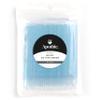 Apothie 100PCS Disposable Micro Applicator Brush (100 Pieces, Blue Crystal) Lash Glue Microswabs for Eyelash Extensions, Cotton Brush Swab for Applying Makeup, Microfiber Tips view 1