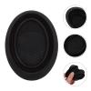 IWOWHERO Silicone Makeup Brush Cleaning Pad and Bowl 5.78X4.33 Inch Handheld Beauty Tool Cleaner for Eyeshadow Brow Brushes and Makeup Accessories view 2