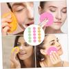 FRCOLOR 30pcs Cotton Pads for Face Reusable Makeup Remover Makeup Sponges for Foundation Rounded Applicators Comfortable view 2