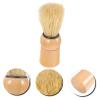COLLBATH Portable Beard Brush for Men Natural Boar Bristle Grooming Tool for Beard and Mustache Care Multi-use Shaving Brush and Boyfriends view 2