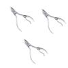 Beavorty 3pcs Cuticle Remover Tool Professional Nail Clippers Comfort Handle Easy to Use for Manicure and Pedicure view 1