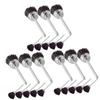 FOMIYES 24pcs Portable Nail Drill Bit Cleaning Brush Nail Dust Remover Art Supplies Wire Brush for view 1