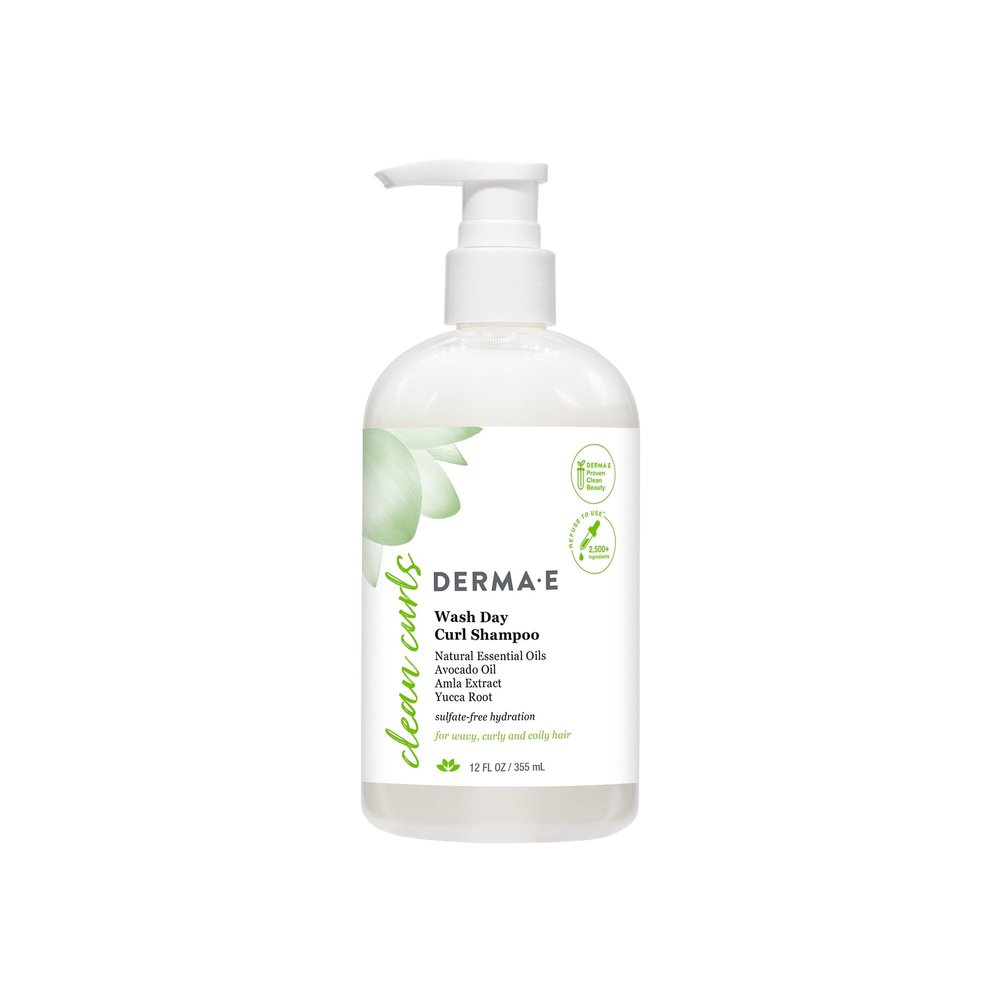 DERMA E Ramos Wash Day Curl Shampoo, 12 oz