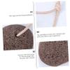 FOMIYES Foot Remover Pumice Stone for Heels Natural Earth Pumice Stone for Calluses Random Color view 2