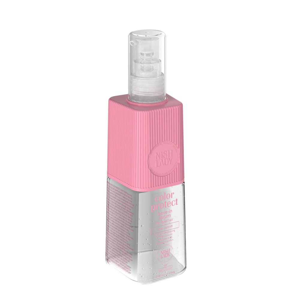 Nishlady Colour Protect Leave-In Hair Serum for Dyed Hair, 97 ml | Nourishing Damaged Hair | Repairs Broken Hair | Hair Serum for Dry Damaged Hair