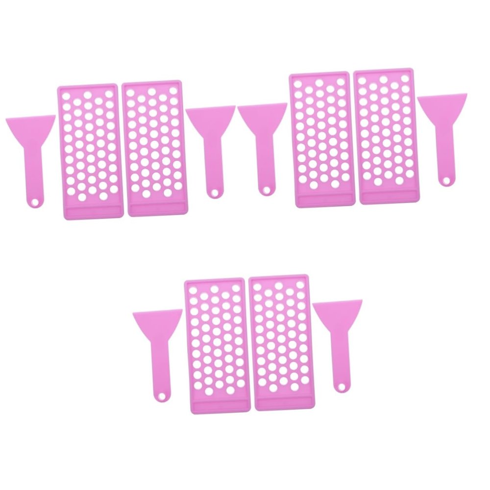 6 sets Lipstick Filling Tray Spatula Lip Balm Lip Gloss Crafting Kit Women Girls