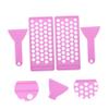 6 sets Lipstick Filling Tray Spatula Lip Balm Lip Gloss Crafting Kit Women Girls view 3