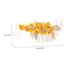 Abaodam 1set Wedding Bride Hair Comb for Special Occasions Elegant Flower Design Accessory for Weddings and Evening Parties view 2
